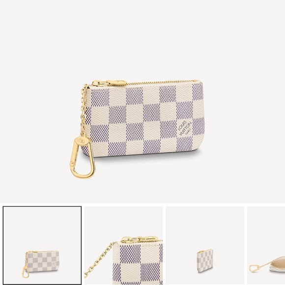 Louis Vuitton Handbags - ✨AUTHENTIC LV Key Pouch Damier Azur - REPURPOSED ✨